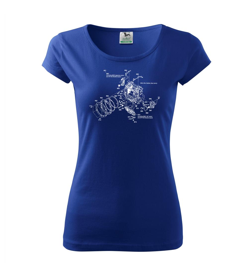 Nákres uzávierka starý fotoaparát