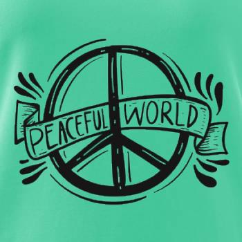 Peaceful world logo