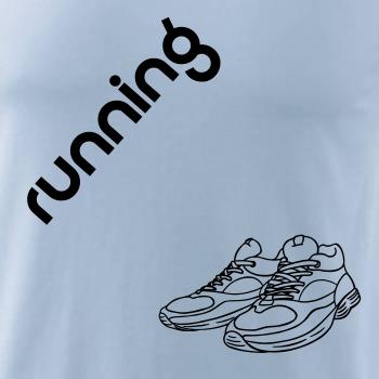 Running nápis šikmo