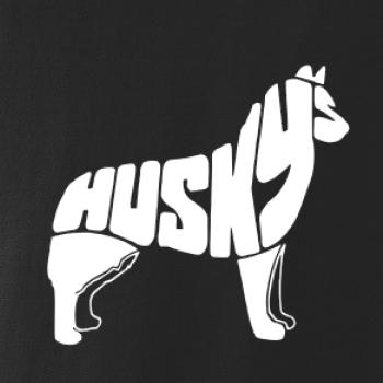 Husky - text v tele