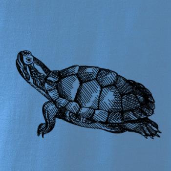 Ceruzkou kreslená korytnačka