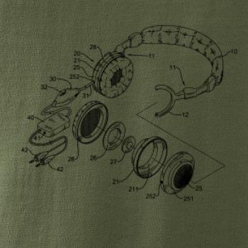 Nákres slúchadlo s mikrofónom