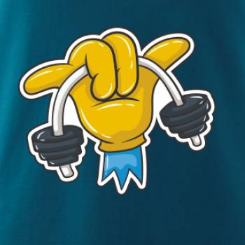 Comics ruka a činka