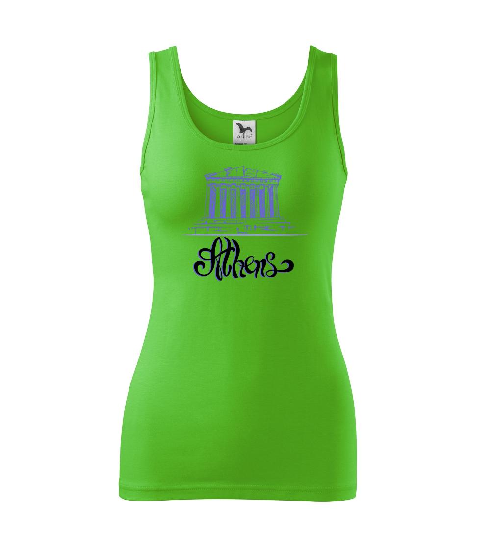 Ostatné mestá / miesta - Athens Lettering - Dámske tielko