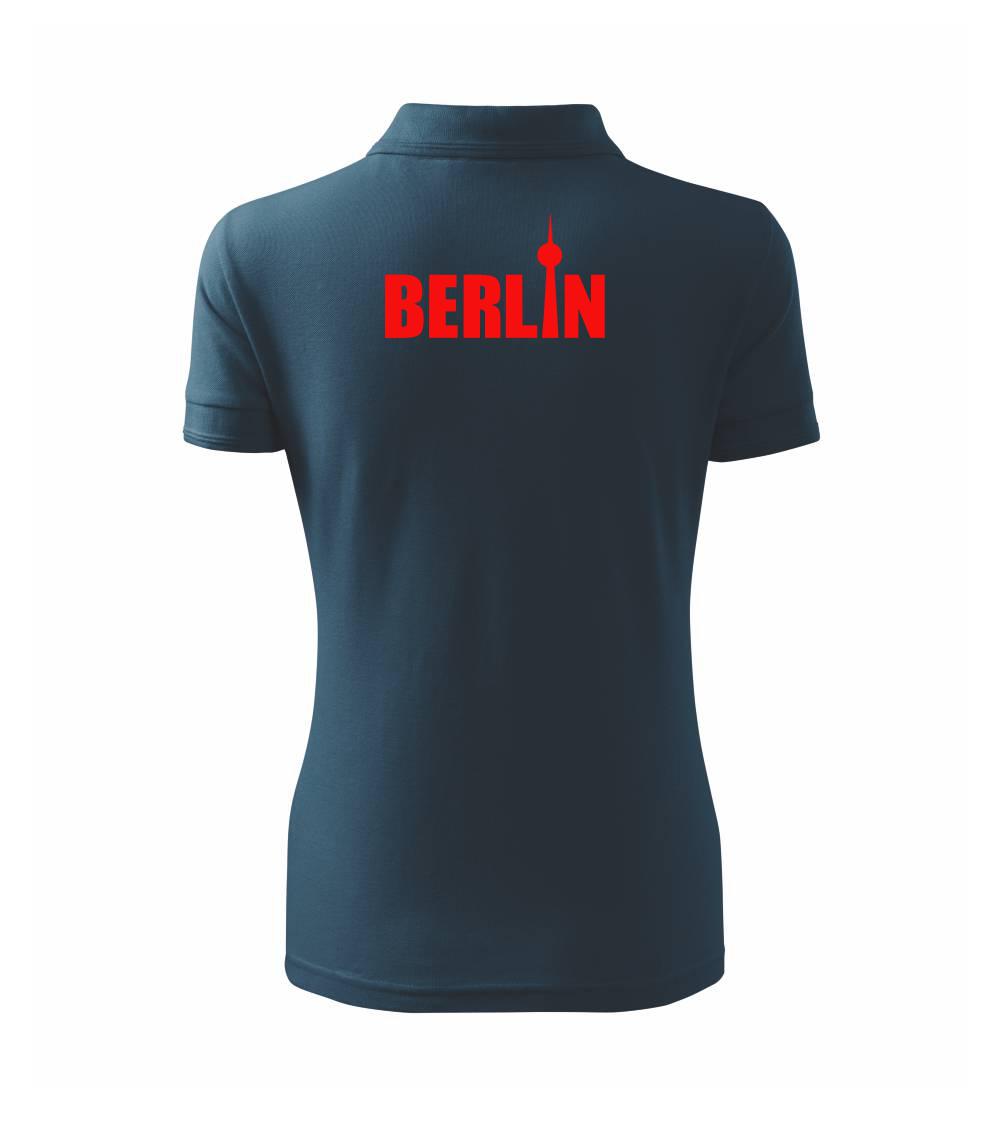 Berlin nápis veža Berliner Fernsehturm