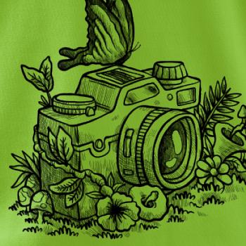 Foťák kreslený motýľ