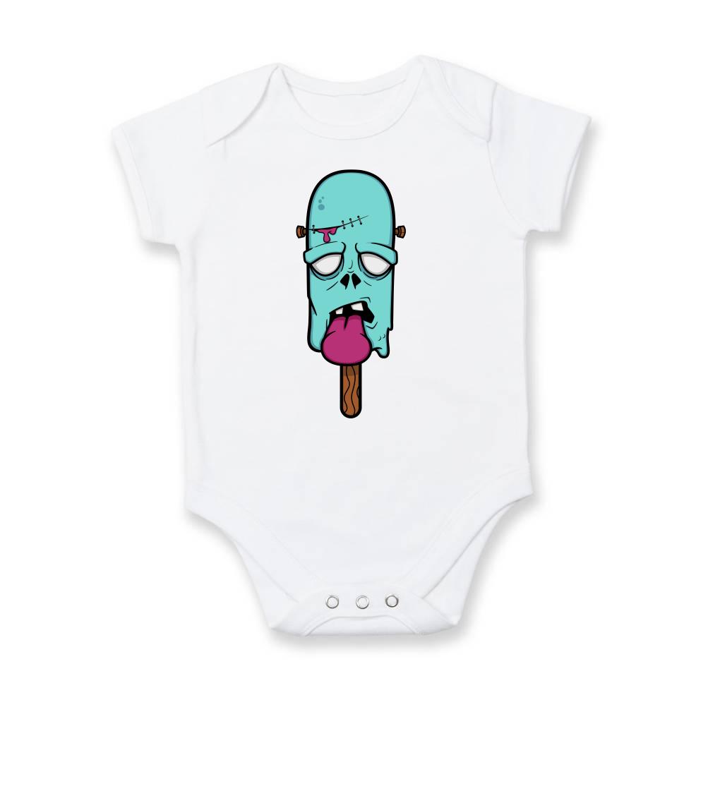 Grafické tričká - Zombie zmrzlina - Body dojčenské s krátkym rukávom