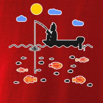 Rybár, ktorý má smolu na loďke