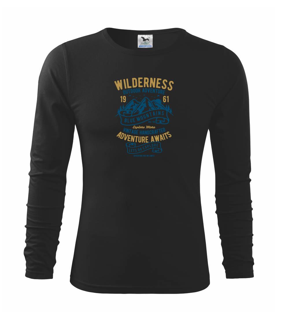 Trička pre cestovateľov - Wilderness - Tričko detské Long Sleeve