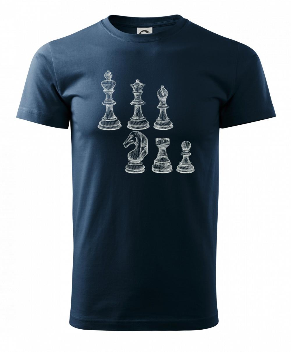 Šachové figúrky kreslené Šachové figúrky kreslené