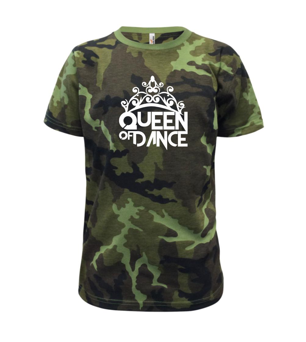 Hudobné tričká - Queen of Dance - Detské maskáčové tričko