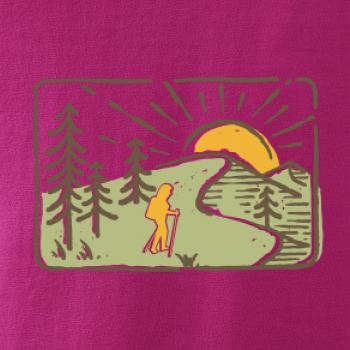 Nordic walking v prírode