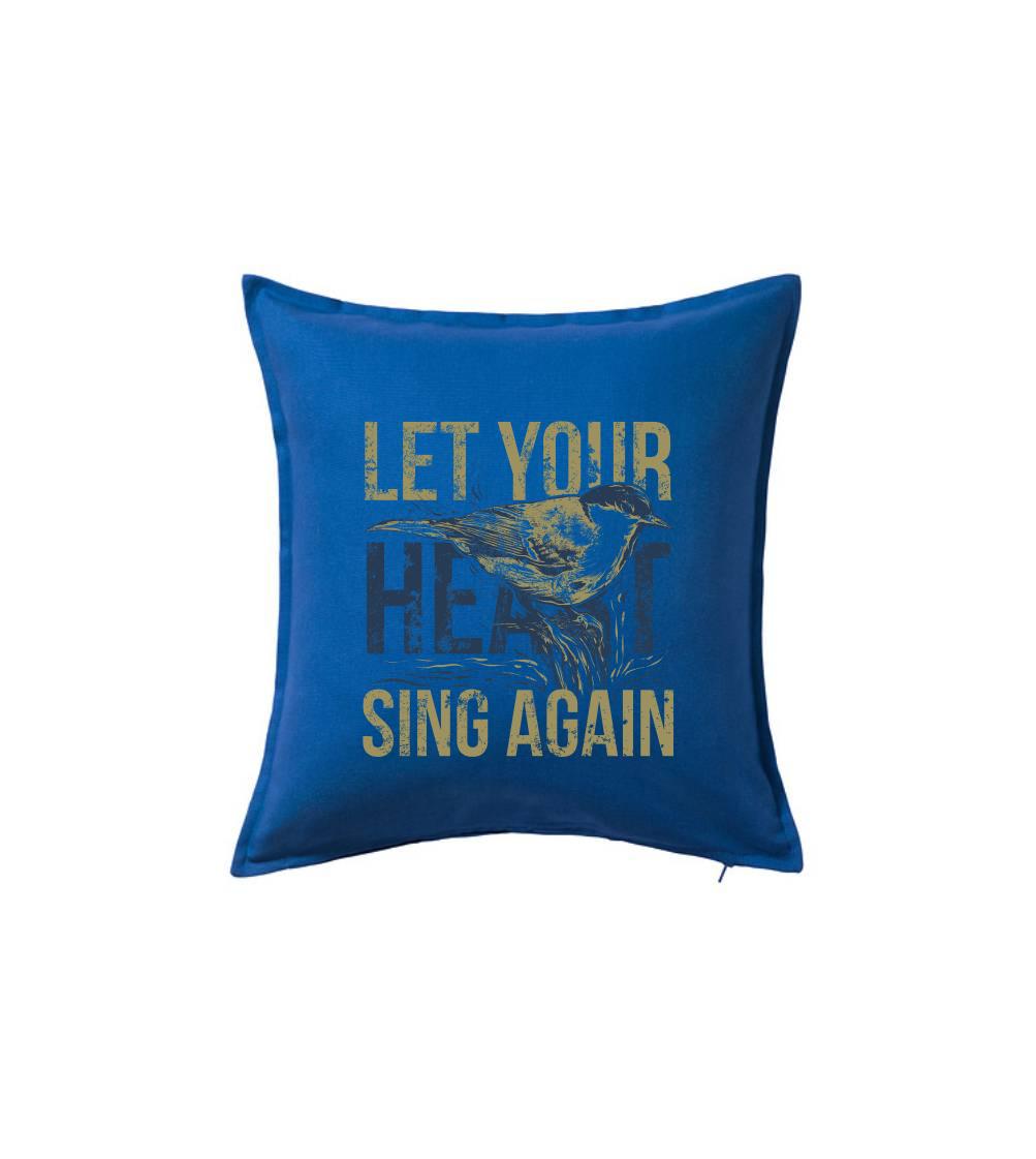 Tričká so zvieratami - Bird sing - Vankúš 50x50