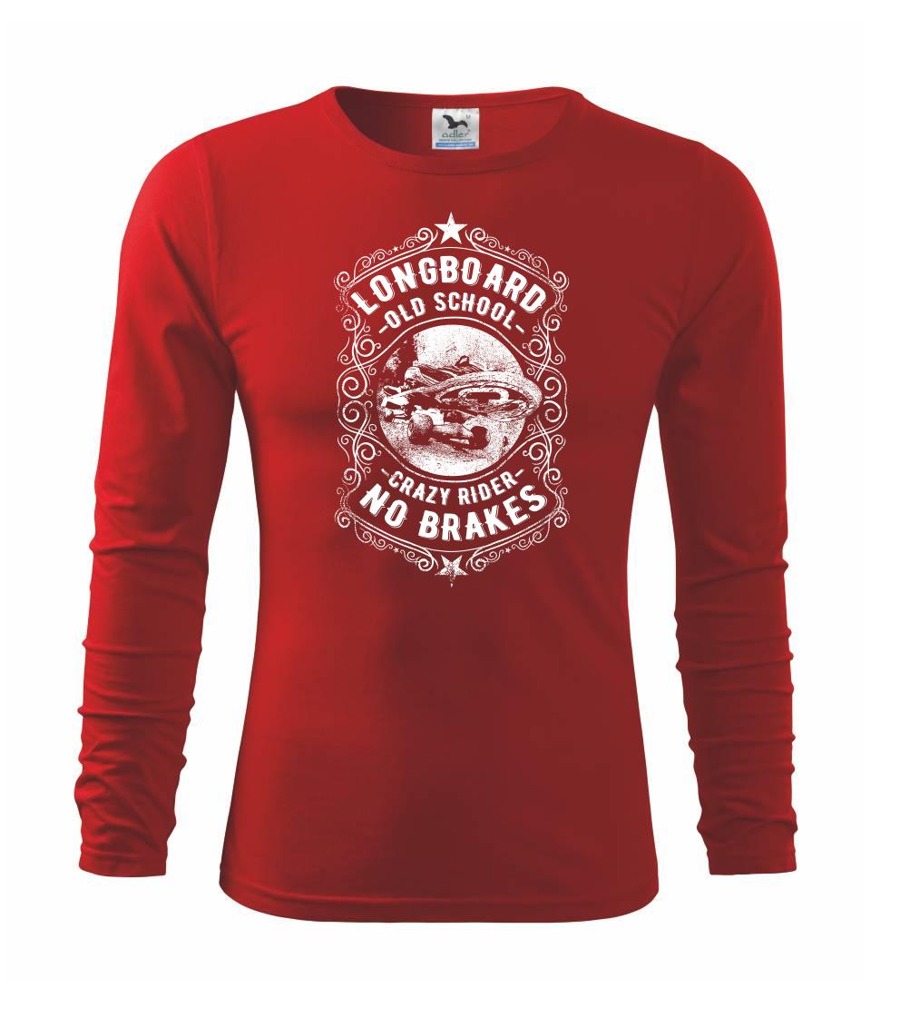 Longboard a Skatebord - Lonboard Crazy Rider - Tričko detské Long Sleeve