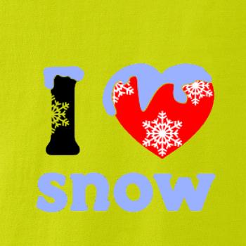 I love snow