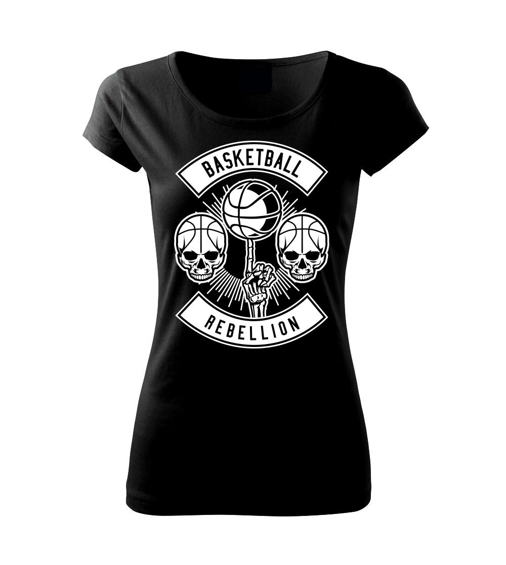 Basketbalová tričká - Basketball rebellion - Dámske tričko Pure