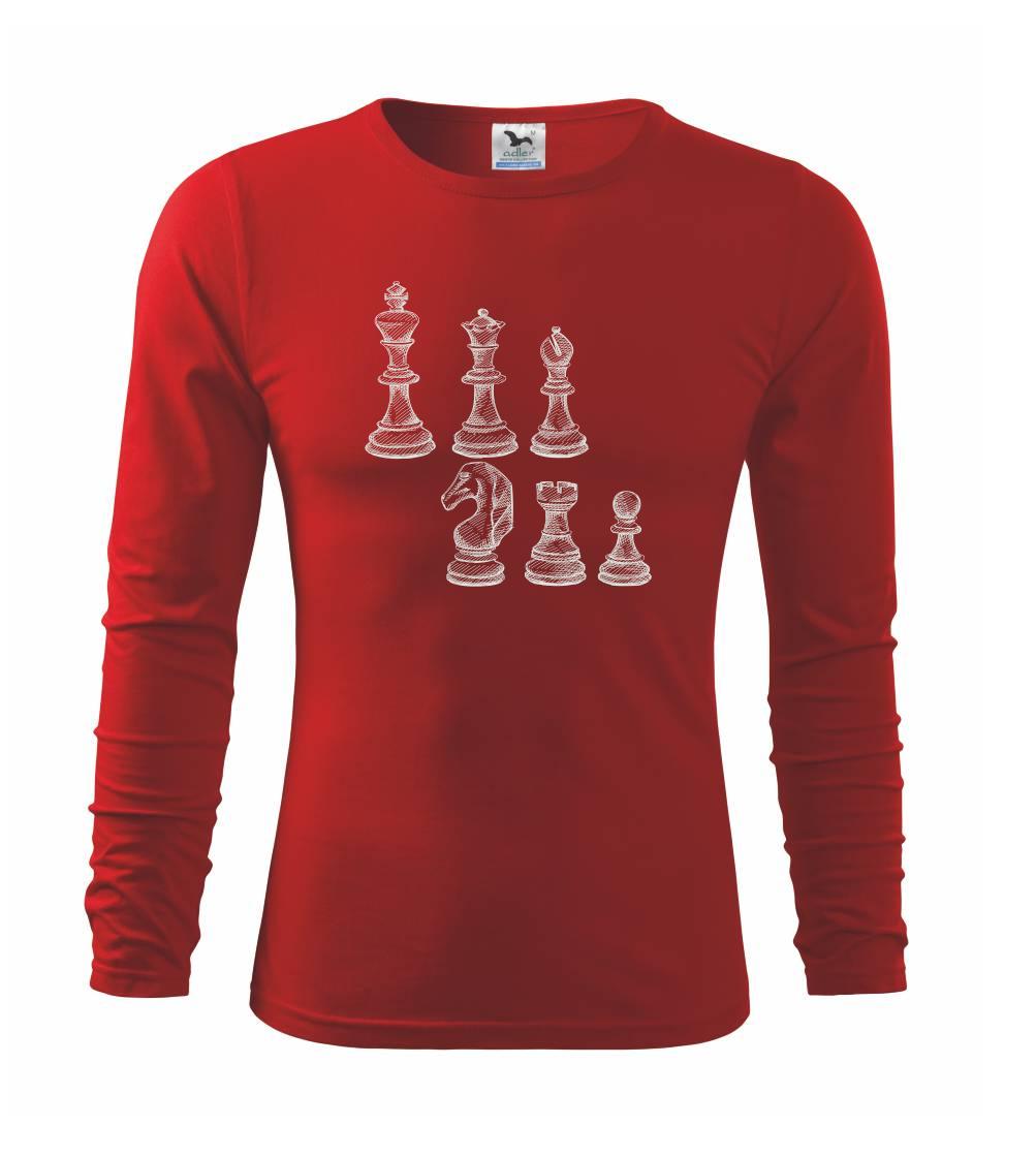 Šachové figúrky kreslené Šachové figúrky kreslené