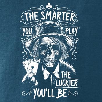 Lucky poker player