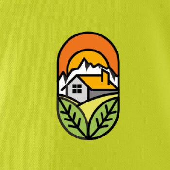 Chalupa pri západe slnka Chalupa pri západe slnka