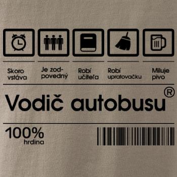 Čiarový kód - Vodič autobusu / Vodička autobusu