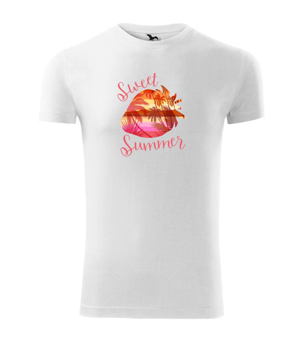 Ostatné nápisy - Sweet summer - Viper FIT - Pánske zúžené tričko