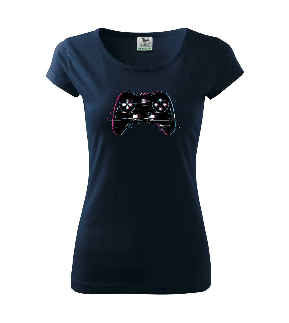Tričká pre ajťákov - Ovládač gamer - Dámske tričko Pure