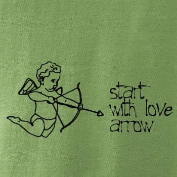 Start with love arrow