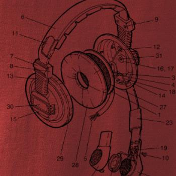 Nákres slúchadlo pre pilota