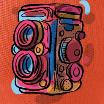 Foťák barevný - dvě čočky