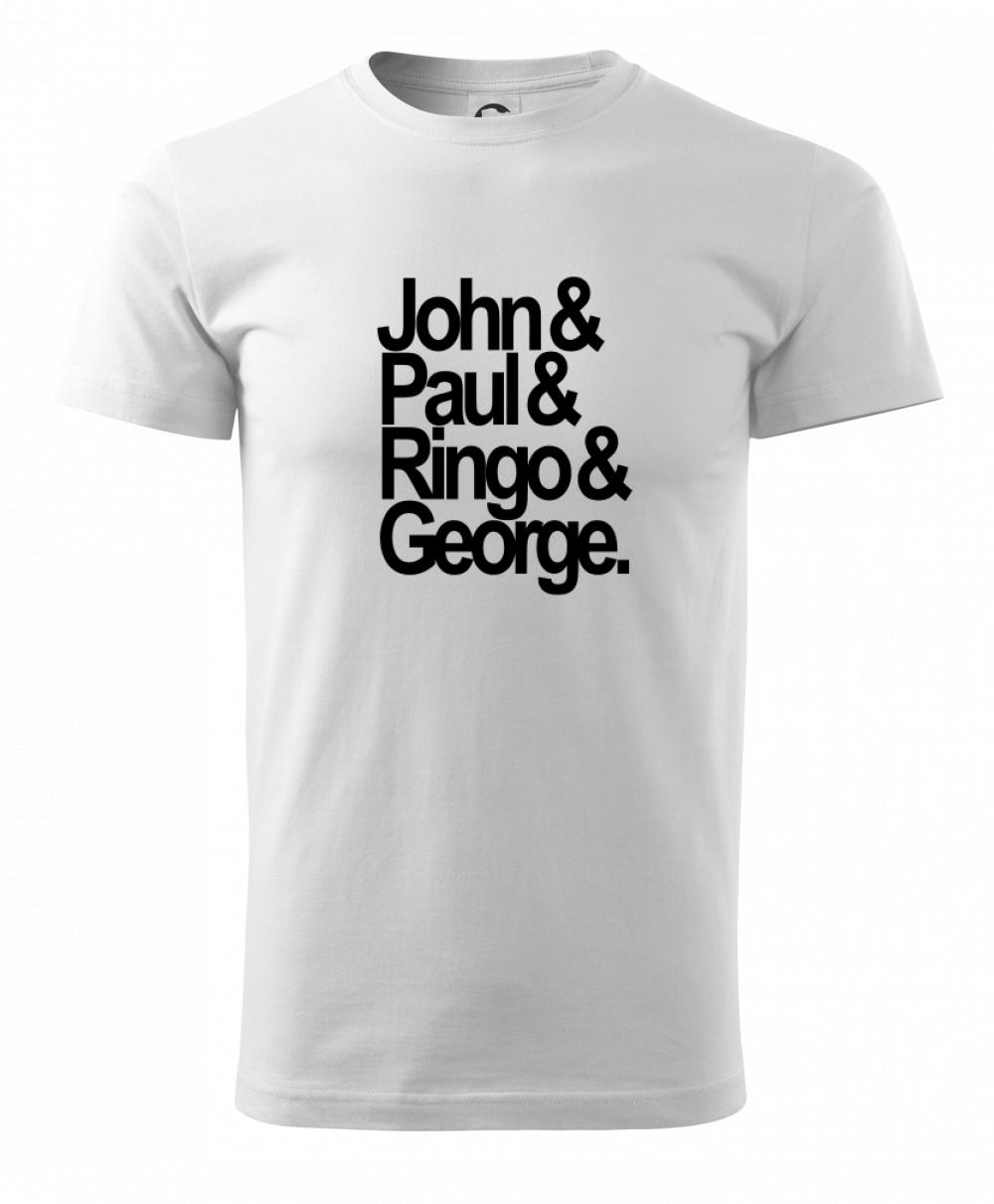 John Paul Ringo George - Klasické pánske tričko vyššej gramáže