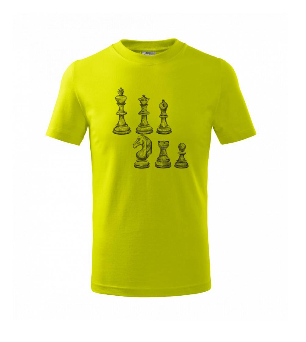 Šachové figúrky kreslené Šachové figúrky kreslené