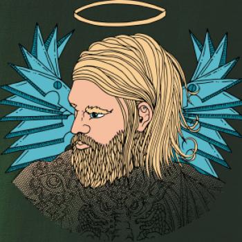 Anjel maľovaný - muž (Pecka design)