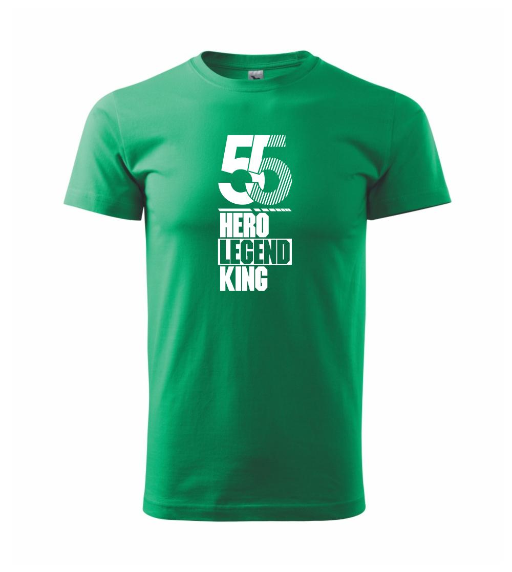 Narodeninové tričká pre hrdinov - Hero, Legend, King x Queen 1955 - Klasické pánske tričko vyššej gramáže