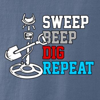 Sweep Beep Dig Repeat Sweep Beep Dig Repeat