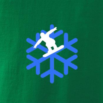 Snowboard vločka Snowboard vločka