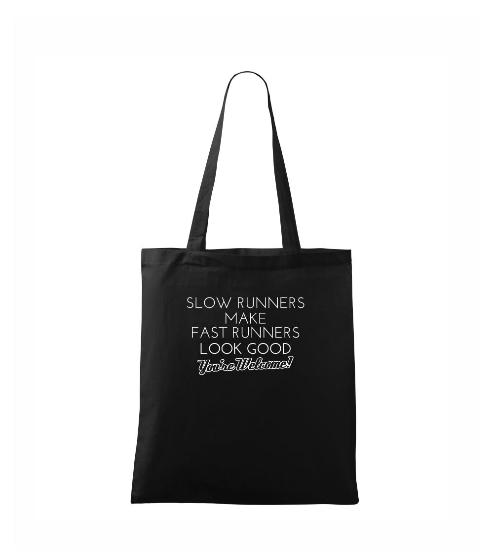 Tričká pre bežcov - Slow runners - Taška bavlnená