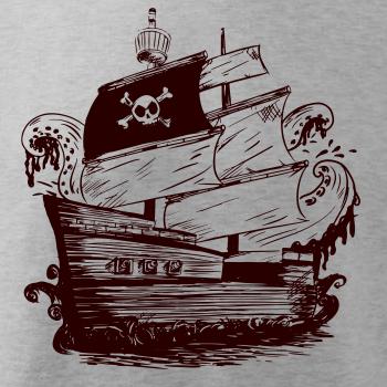 Pirátská loď malovaná
