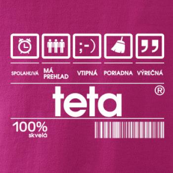 Čiarový kód - teta