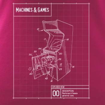 Nákres herný automat otvorený