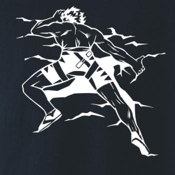 Climbing man