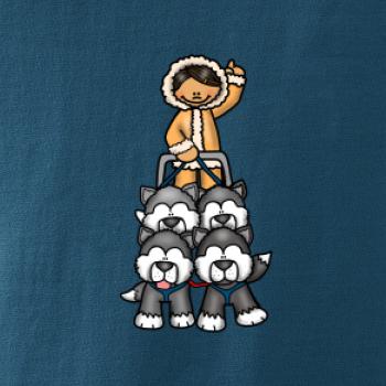Psí spřežení animované