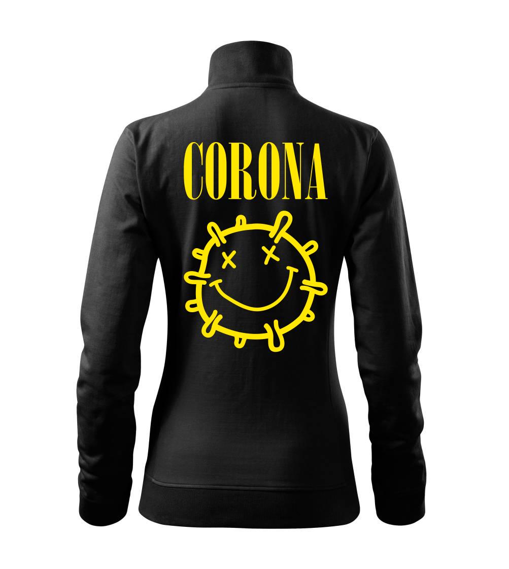 Corona žlté logo - Mikina dámska Viva bez kapucne