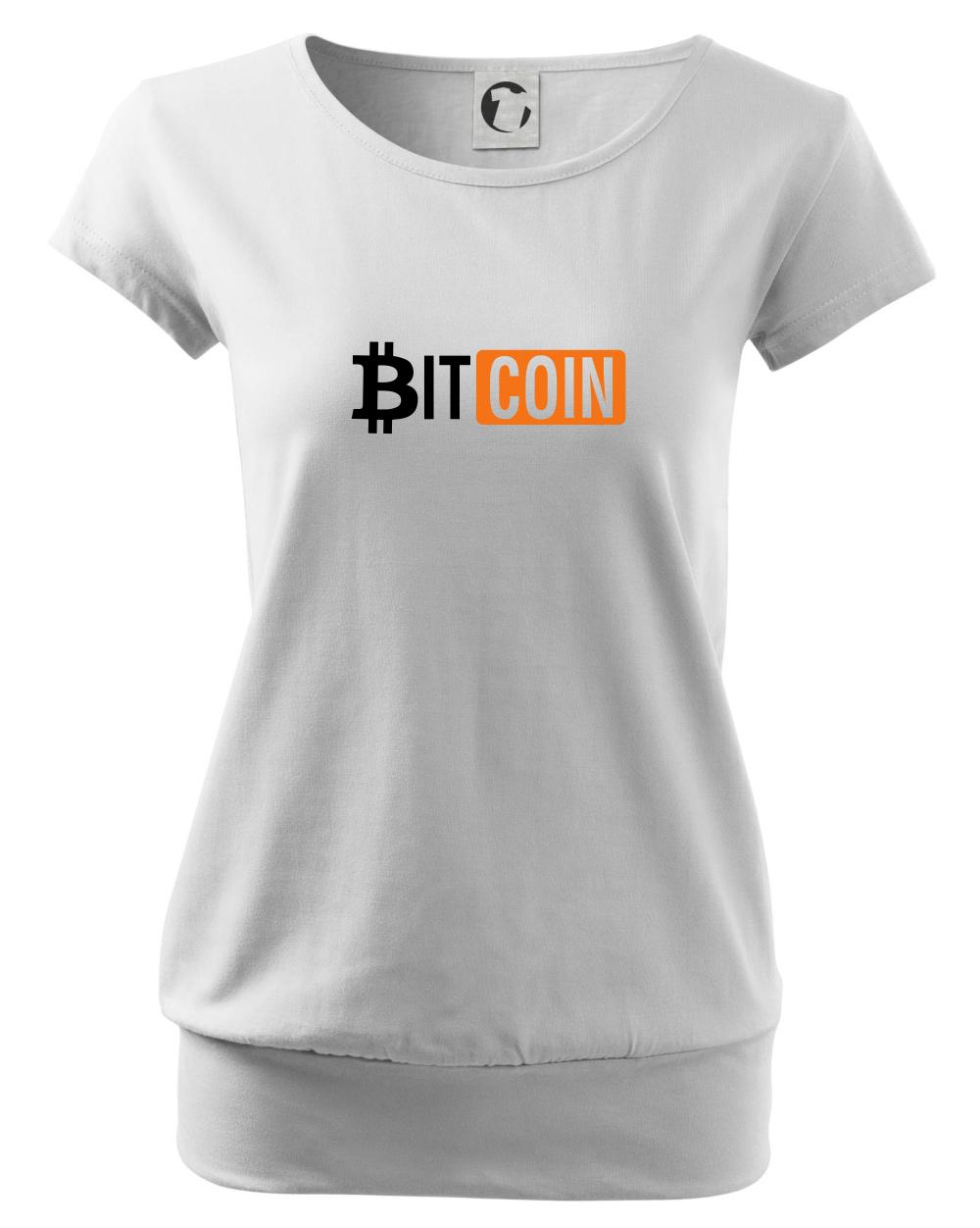 Bitcoin nápis Bitcoin nápis