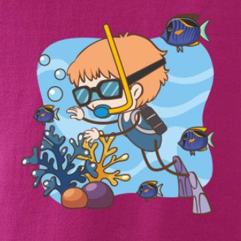 Potápač chlapec Potápač chlapec