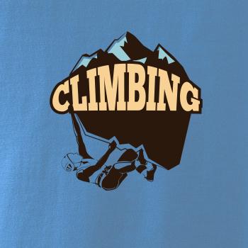 Climbing horolezec na logu