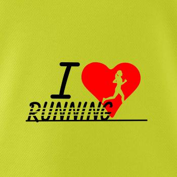 I love running dievča