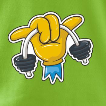 Comics ruka a činka