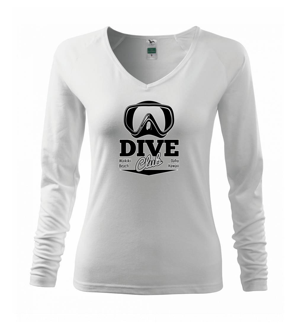 Potápačské tričká - Dive club - waikiki - Tričko dámske Elegance