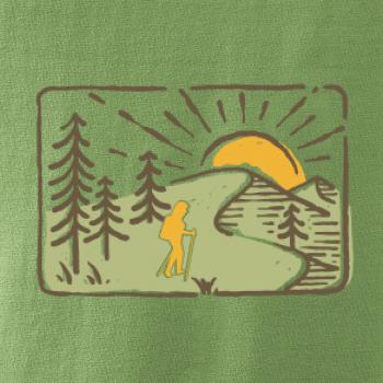 Nordic walking v prírode