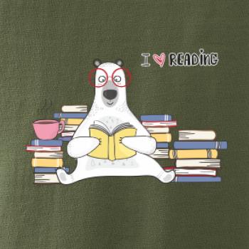 I love reading medveď I love reading medveď